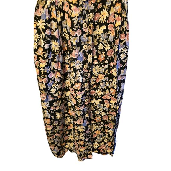 Maxime Floral Button Front Midi Dress size large - Picture 4 of 5